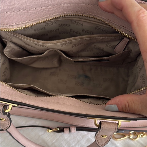 Michael Kors Pink Satchel with Gold Hardware - Picture 3 of 4